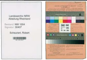 Entnazifizierung Robert Scheunert , geb. 23.07.1896 (Schreiner)
