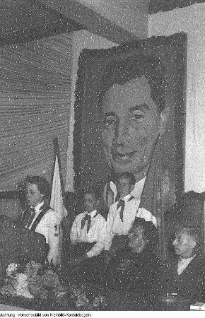 Dresden, Reick, Gaswerk Reick, Gedenkveranstaltung für Nikolaus Kopernikus, Juni 1953