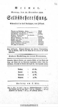 Selbstbeherrschung