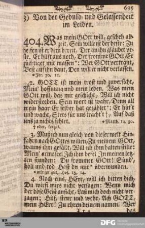 Von der Geduld und Gelassenheit im Leiden.