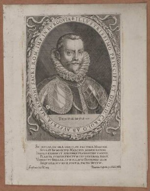 Bildnis des Carolus ab Avstria, Marchonius in Bvrgovia