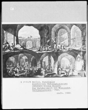 Das Salzbergwerk von Wieliczka, Vertikalschnitt
