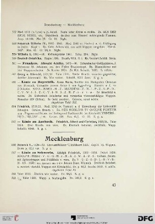 Mecklenburg (Nr. 566-602)