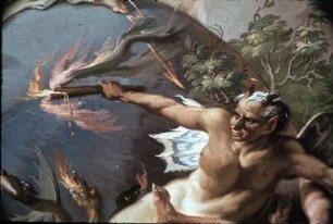 Verehrung der Ecclesia durch die vier Erdteile