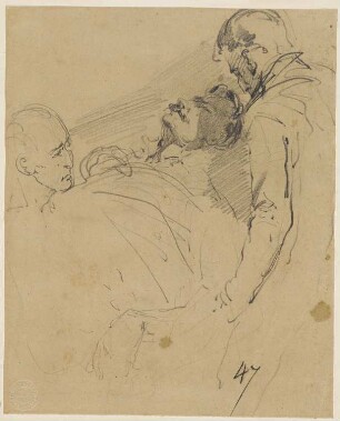 Delacroix auf dem Totenbett