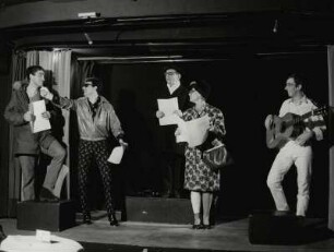 Kabarett Bügelbrett: Auf Gedeih und Verderb. Peter Knorr, Wolfgang Unterzaucher, Wolfgang Wiehe, Hannelore Kaub, Birger Heymann