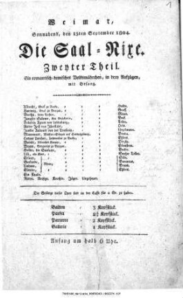 Die Saal=Nixe