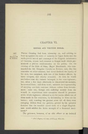 Chapter VI. Bengal And Western Behar