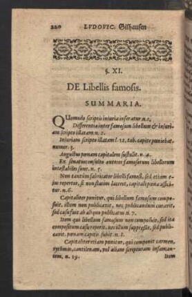 §. XI. [i.e. XII.] De Libellis famosis.