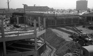 Betriebshof Tullastraße der Verkehrsbetriebe Karlsruhe (Straßenbahndepot Ost). Umbau und Erweiterung