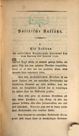 Magazin der europäischen Staaten-Verhältnisse. 1, 1. 1797