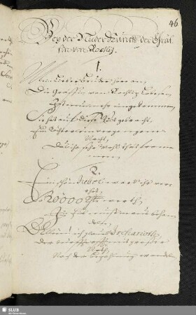 [Pasquille] Bey der Niederkunft der Gräffin von Rochlitz.