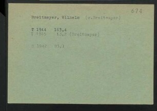 Breitmeyer, Wilhelm