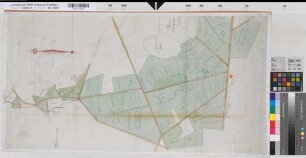 Versmold (Versmold) Teilung der Versmolder Masch um 1780 o.M. 45 x 85 kol. Zeichnung Spez.Verz. Markenkarten X Nr. 124
