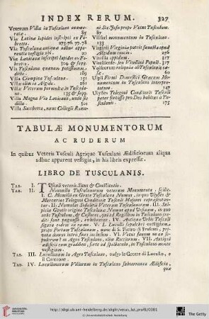 Tabulæ monumentorum ac ruderum