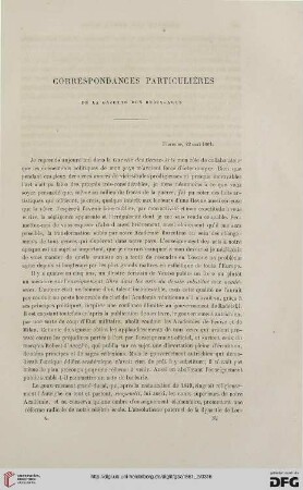 10: Correspondance particulière de la Gazette des Beaux-Arts