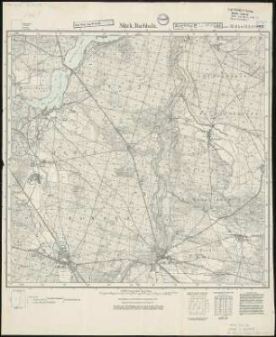 Meßtischblatt 2113 : Märk. Buchholz, 1937 : Märk. Buchholz. - Hrsg. 1902, bericht. 1927, gedr. [19]37. - 1:25000. - [Berlin]: Reichsamt für Landesaufnahme, 1937. - 1 Kt.