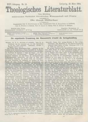 145 [Rezension] Kuyper, H. H., Evolutie of revelatie