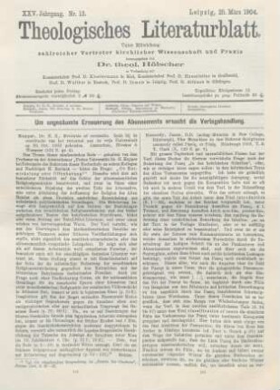 145 [Rezension] Kuyper, H. H., Evolutie of revelatie