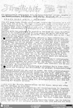 17.1983: Streiflichter der Arbeitsgruppe Umweltschutz Leipzig am Stadtjugendpfarramt Leipzig