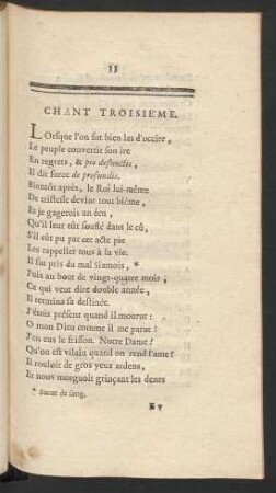 Chant Troisième