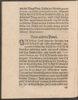 Vom andern Punct.
