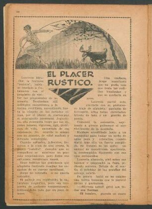 El placer rústico