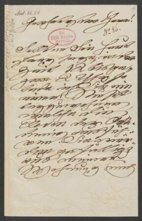 Brief an Anton Schindler : 20.07.1843