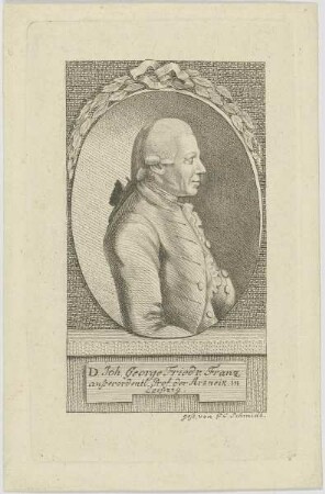 Bildnis des Joh. George Friedr. Franz