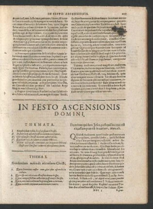 In Festo Ascensionis Domini.