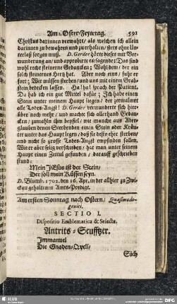 Am ersten Sonntag nach Ostern, Quasimodogeniti