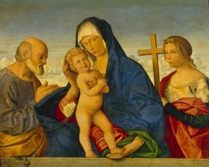 Maria mit dem Kind zwischen den Heiligen Petrus und Helena