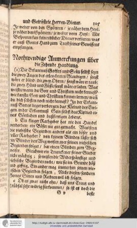 Nothwendige Anmerckungen über die Zehende Handlung.
