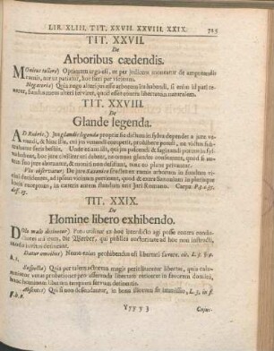 Tit. XXVIII. De Glande legenda.