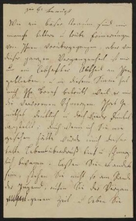 Brief von Karoline von Günderode an Clemens Brentano, o.D. [1806]