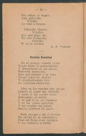 Cuerdas dormidas