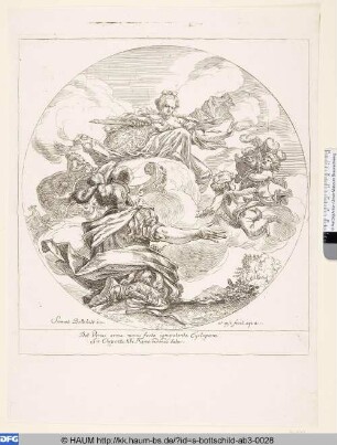 Aeneas erhält von Venus Waffen