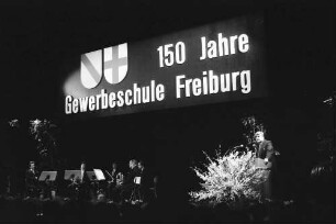 Freiburg: Stadttheater; 150 Jahre Gewerbeschule Freiburg; Festakt mit Namensgebung, Festrede Dr. Dr. Wolfram Fischer