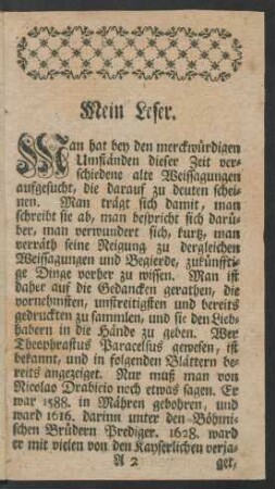 Mein Leser