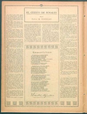 El cuento de Rosales