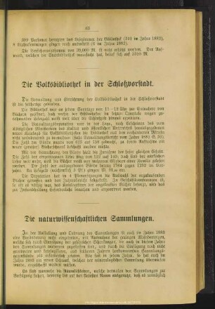 Die Volksbibliothek in der Schloßvorstadt
