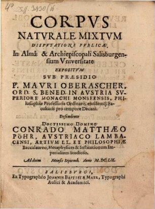 Corpus naturale mixtum