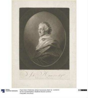 Porträt des Johann Hunczovsky