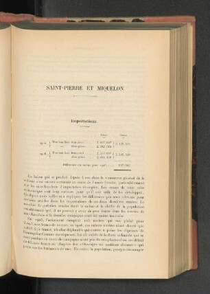 Rapport sur le mouvement commercial en 1906.