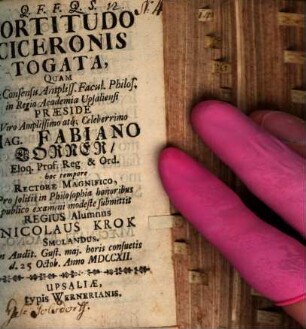 De fortitudine Ciceronis togata