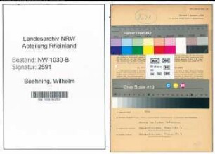 Entnazifizierung Wilhelm Boehning , geb. 24.09.1919 (Bankangestellter)