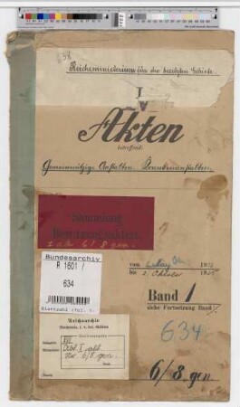 Gemeinnützige Anstalten. Krankenanstalten