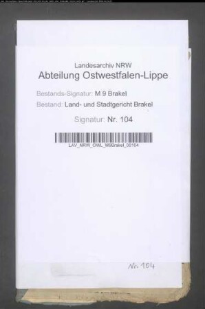 Erblasser: Runge, Anna Maria Theresia, geb. Grote: