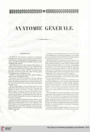 Anatomie générale