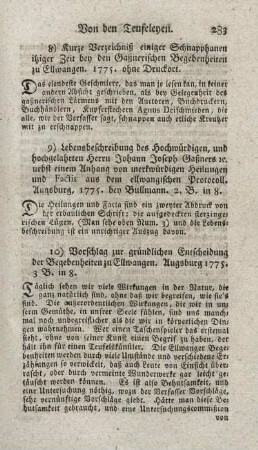 Vorschlag zur gründlichen Entscheidung der Begebenheiten zu Ellwangen.